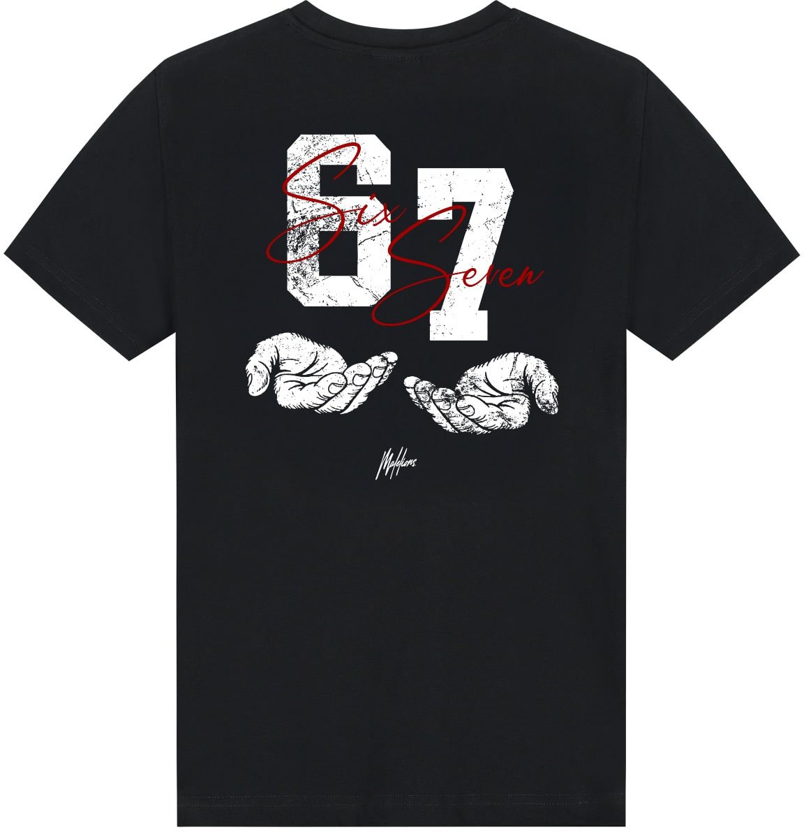 Malelions Malelions Junior Six Seven T-Shirt Zwart