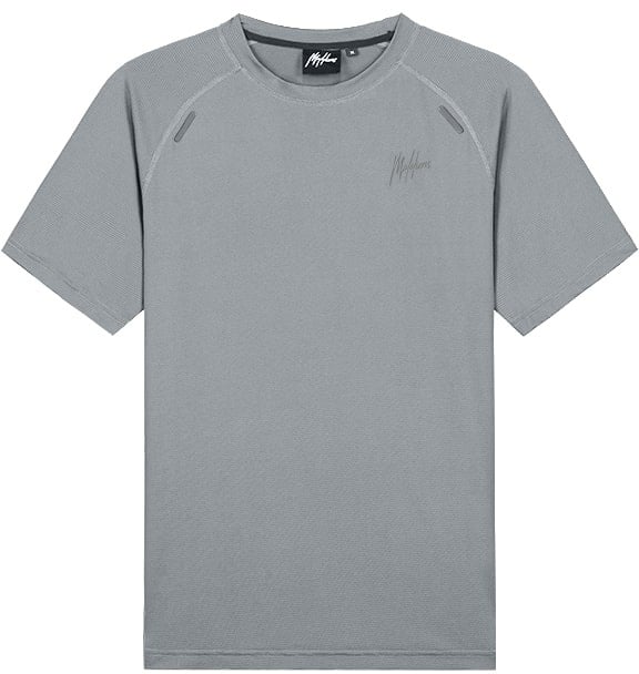 Malelions Malelions Padel Hexagon T-Shirt Grijs