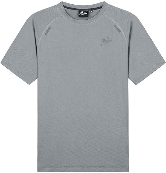 Malelions Malelions Padel Hexagon T-Shirt Grijs