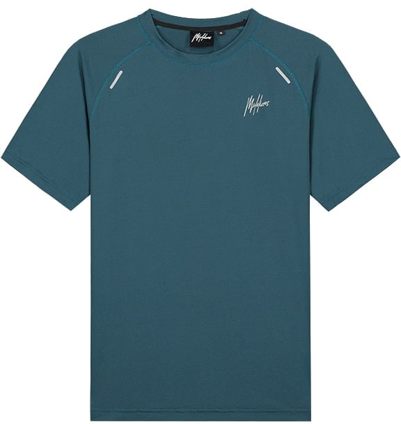 Malelions Malelions Padel Hexagon T-Shirt Groen