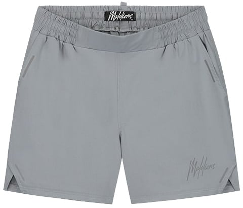 Malelions Malelions Padel Hexagon Shorts Grijs