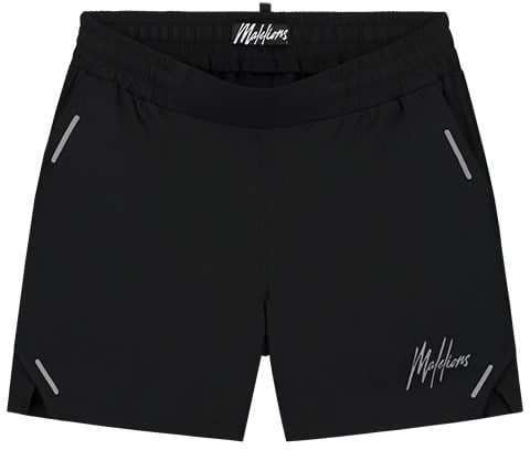 Malelions Malelions Padel Hexagon Shorts Zwart