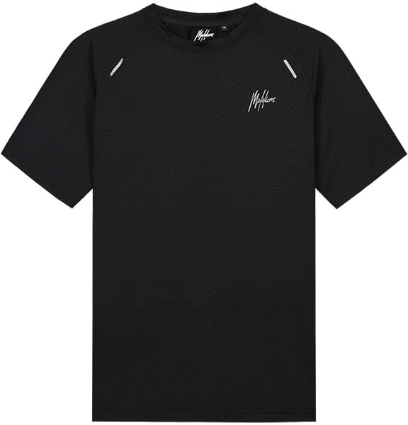 Malelions Malelions Sport Padel Vortex T-Shirt Zwart
