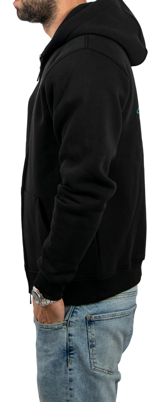 Malelions Malelions Splash Zip Hoodie Zwart