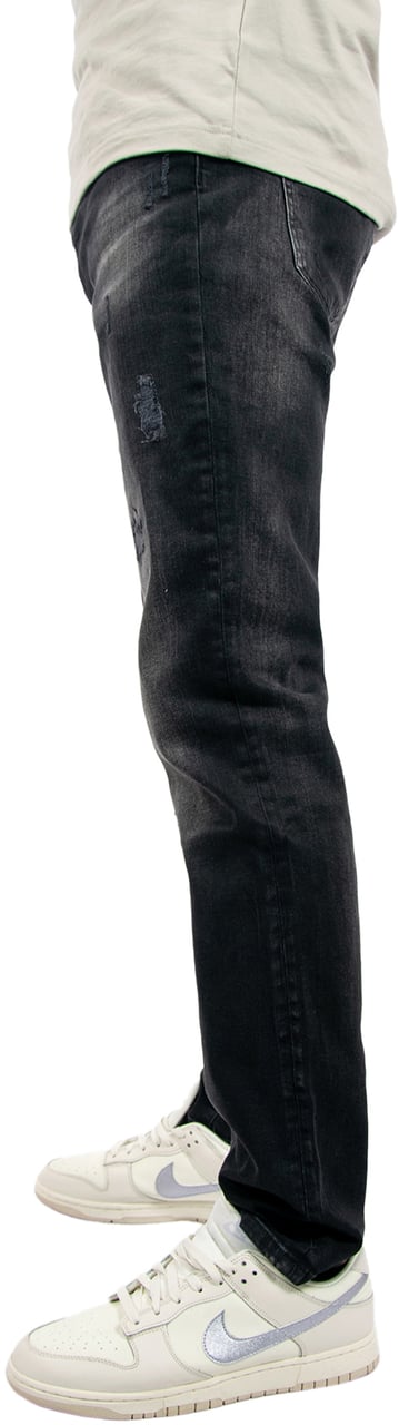 Malelions Tapered Jeans Zwart