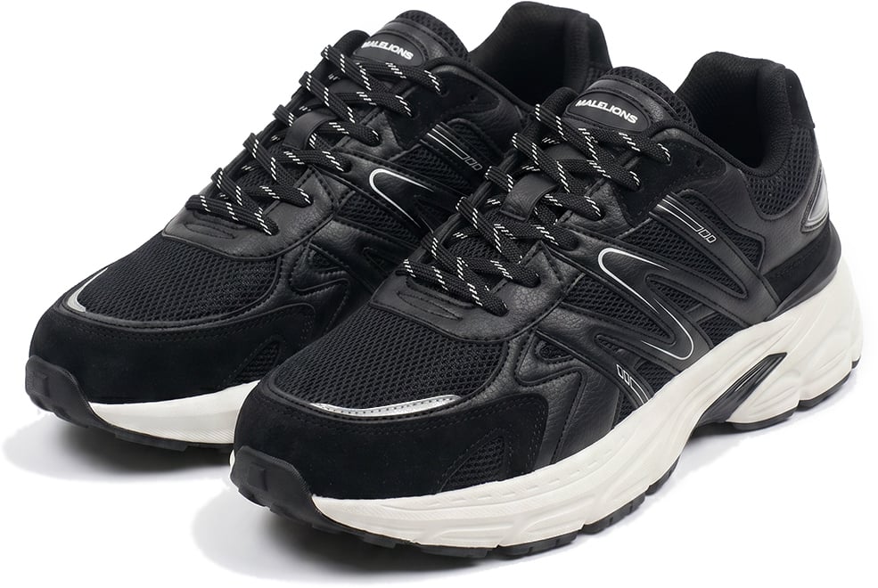 Malelions Malelions Aerotech Runner Sneaker Zwart