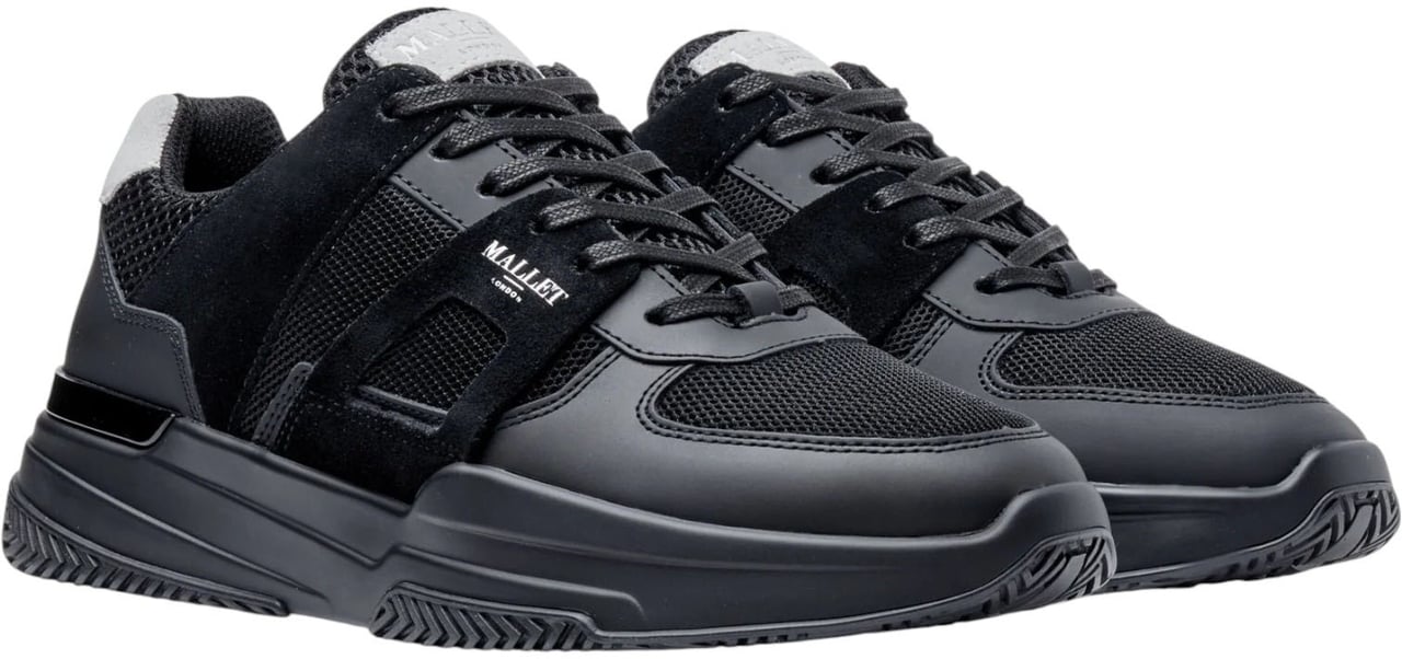 Mallet Heren Sneaker Zwart