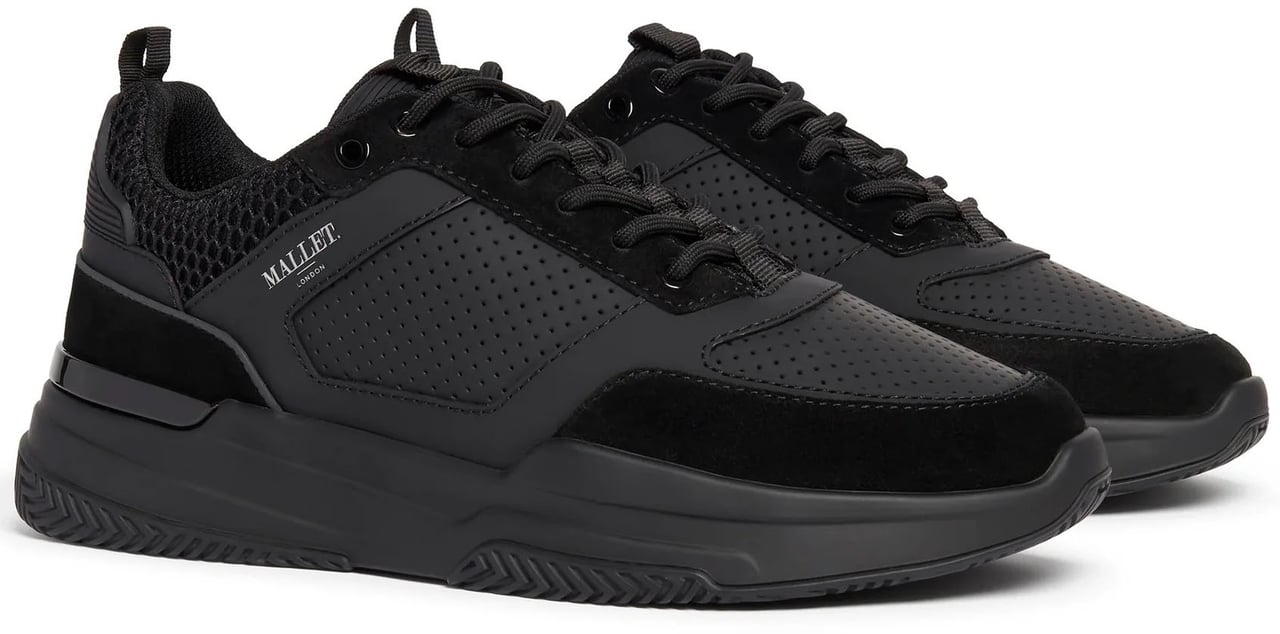 Mallet Heren Sneaker Zwart