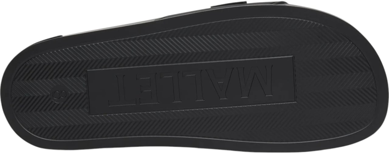 Mallet Heren Slipper Zwart