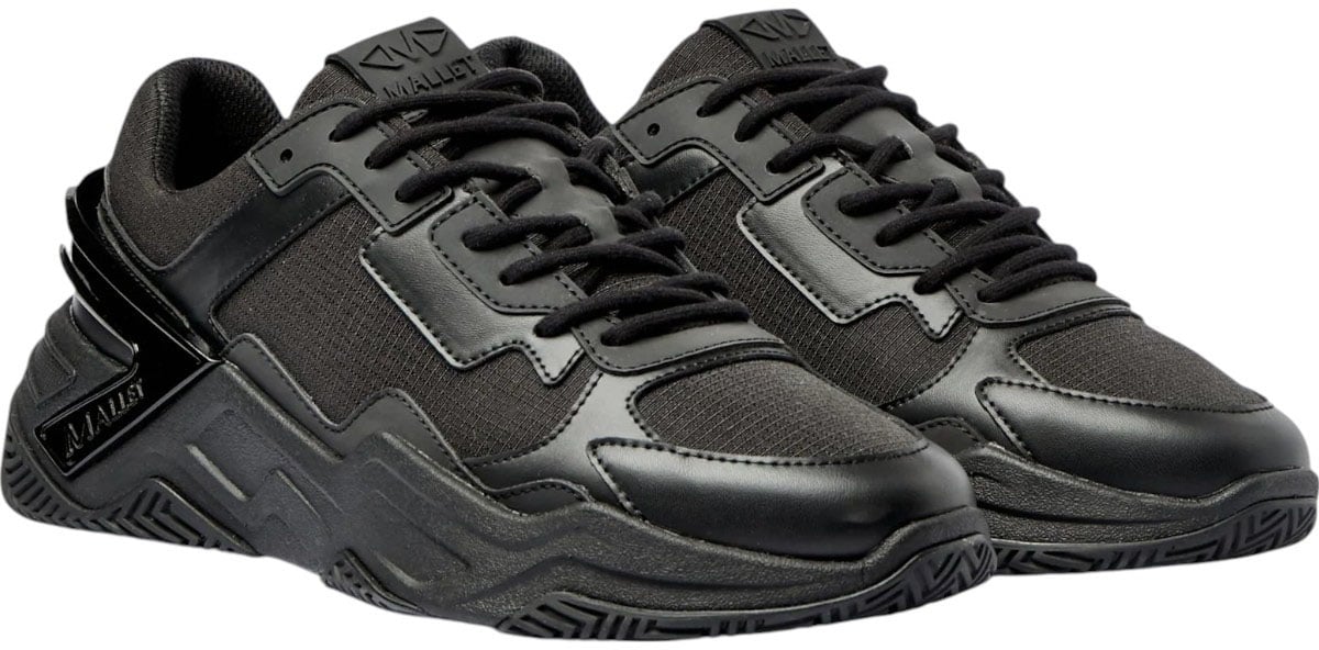 Mallet Heren Sneakers Zwart