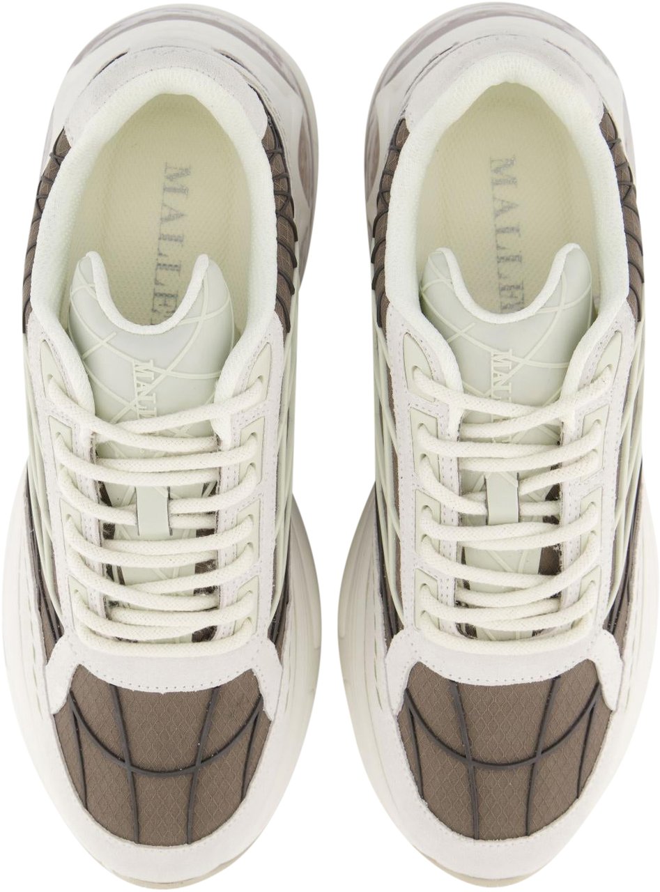 Mallet Heren Neptun Dip Sneaker Wit/Beige Wit