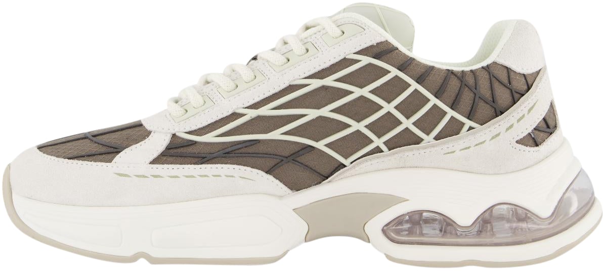 Mallet Heren Neptun Dip Sneaker Wit/Beige Wit
