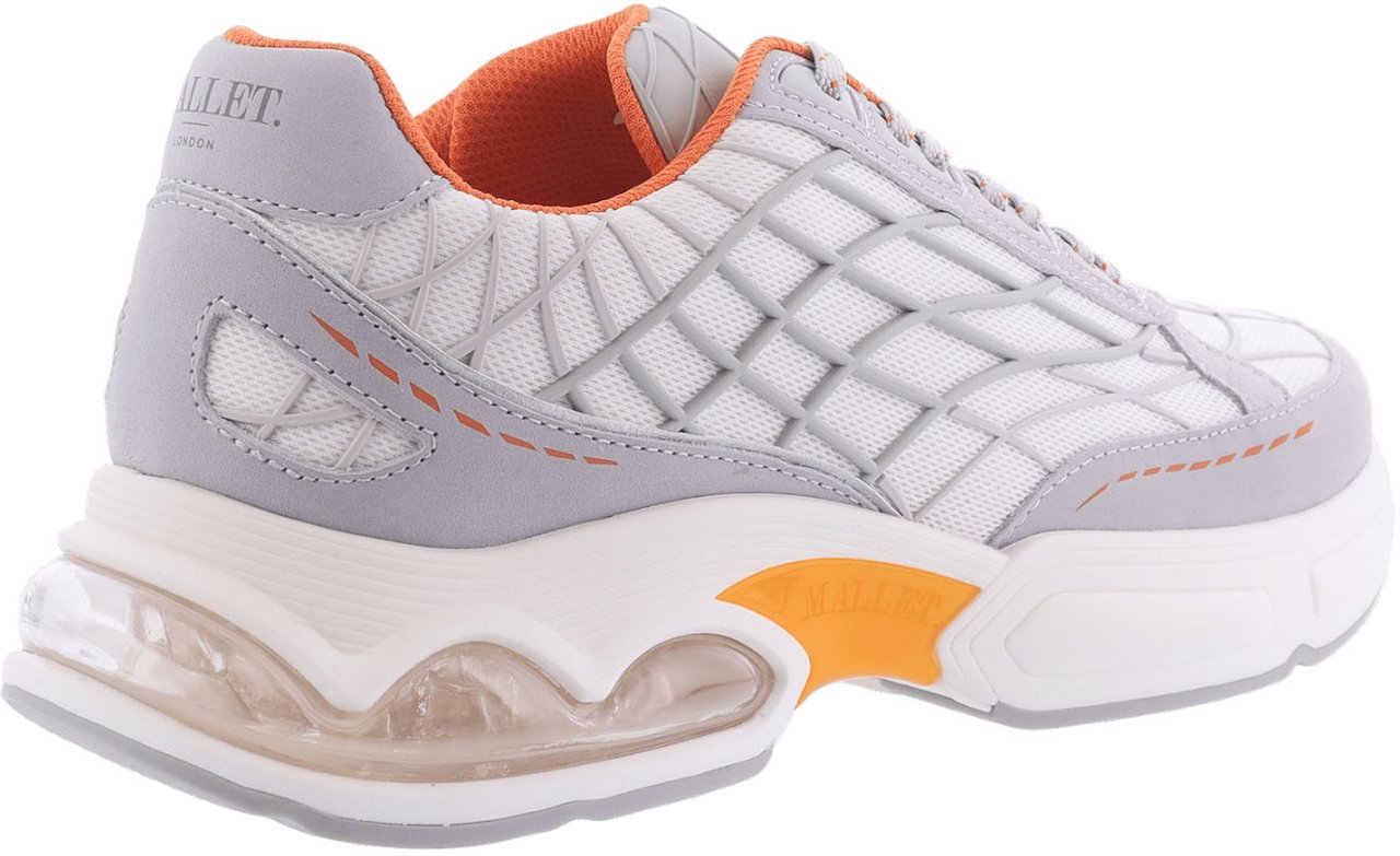 Mallet Heren Neptune Sneaker Wit Wit