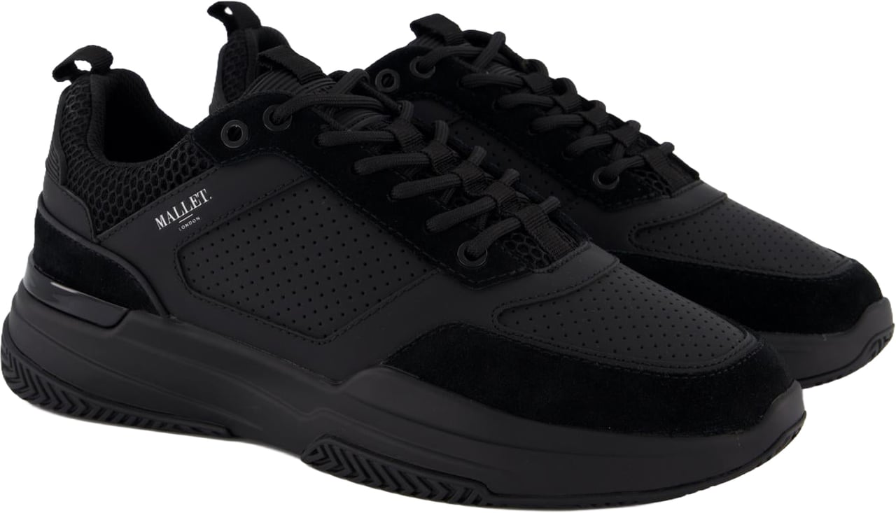 Mallet Footwear Heren Radnor Triple Sneaker Zwart Zwart