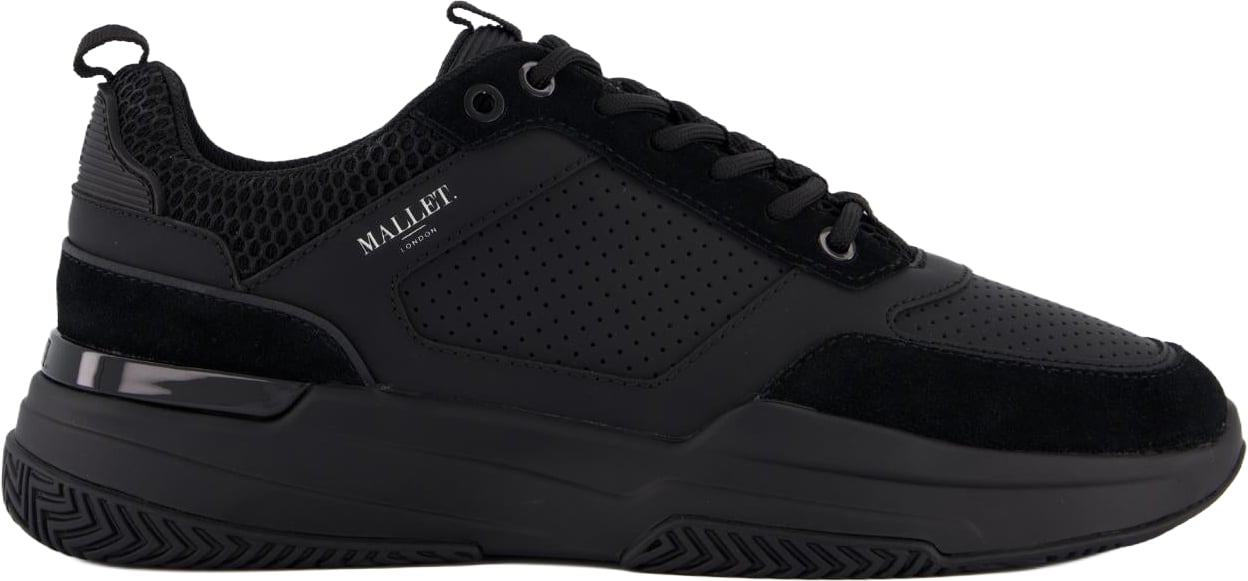 Mallet Footwear Heren Radnor Triple Sneaker Zwart Zwart