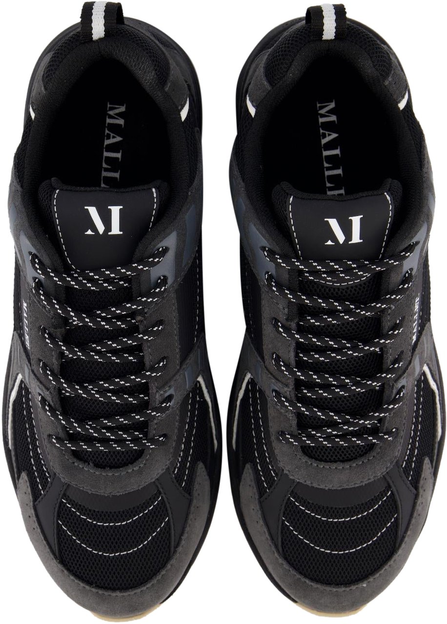 Mallet Heren Holloway Sneaker Zwart Zwart