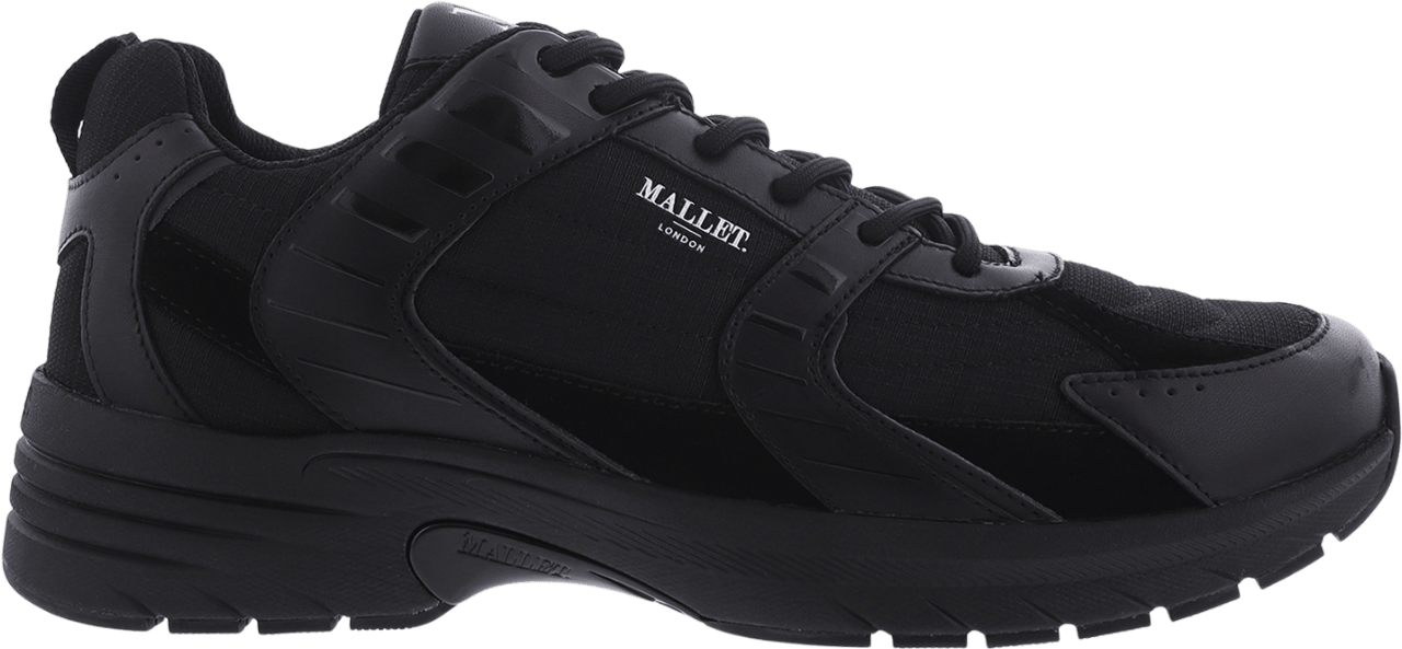 Mallet Heren Holloway Sneaker Zwart Zwart