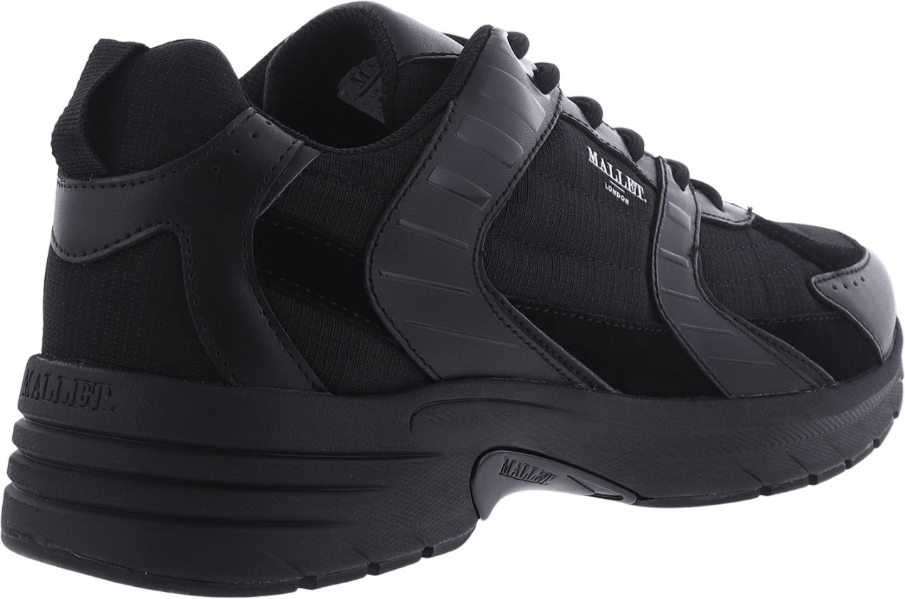 Mallet Heren Holloway Sneaker Zwart Zwart