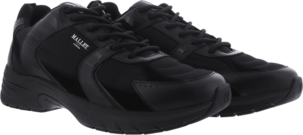 Mallet Heren Holloway Sneaker Zwart Zwart