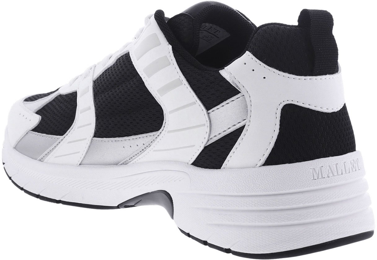 Mallet Heren Holloway SNeaker Wit/Zwart Wit