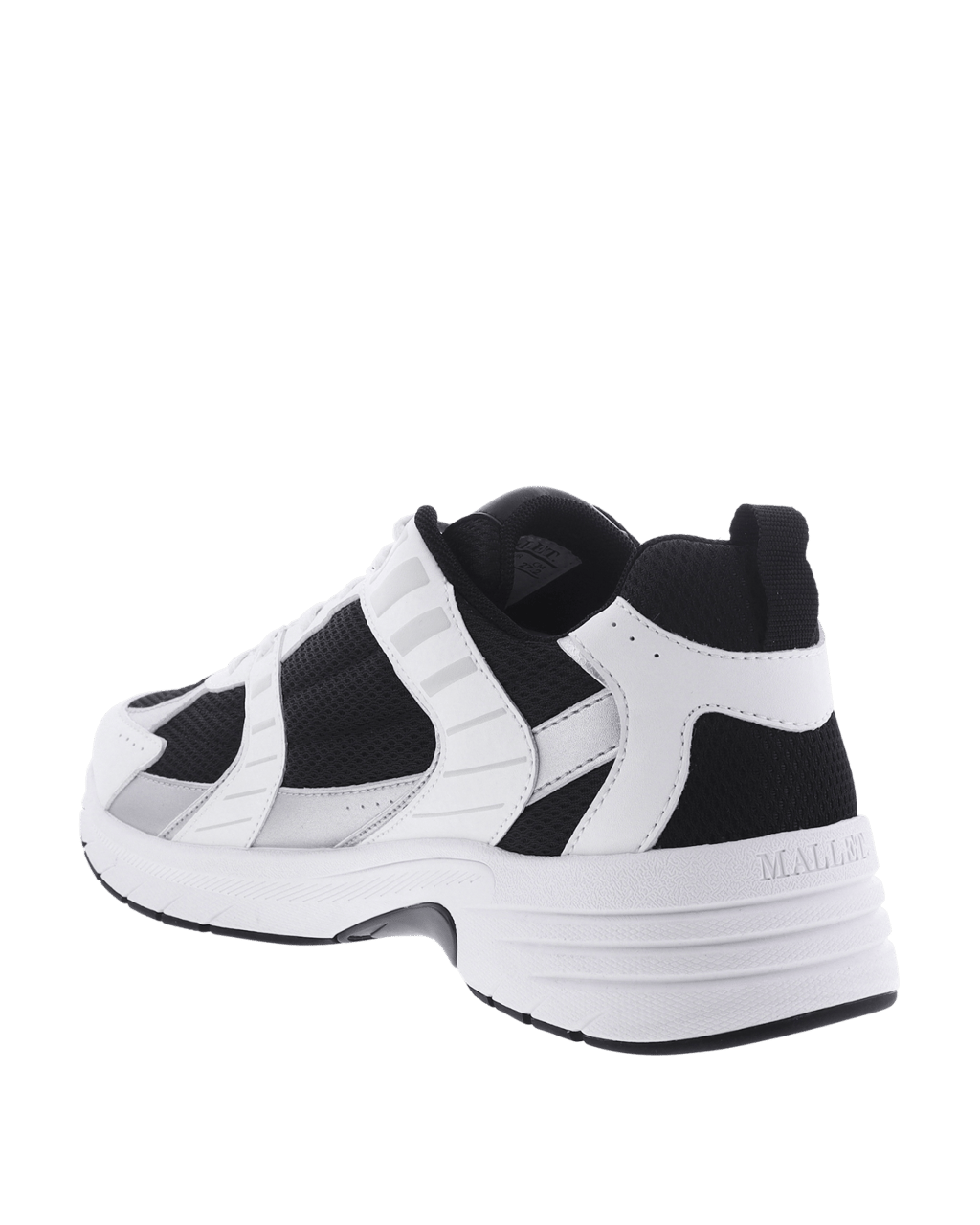 Mallet Heren Holloway SNeaker Wit/Zwart Wit