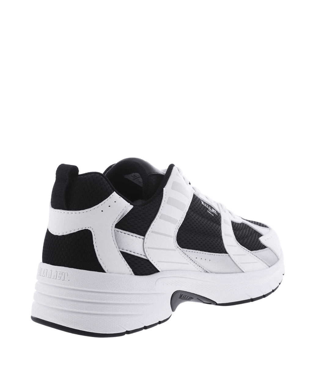 Mallet Heren Holloway SNeaker Wit/Zwart Wit