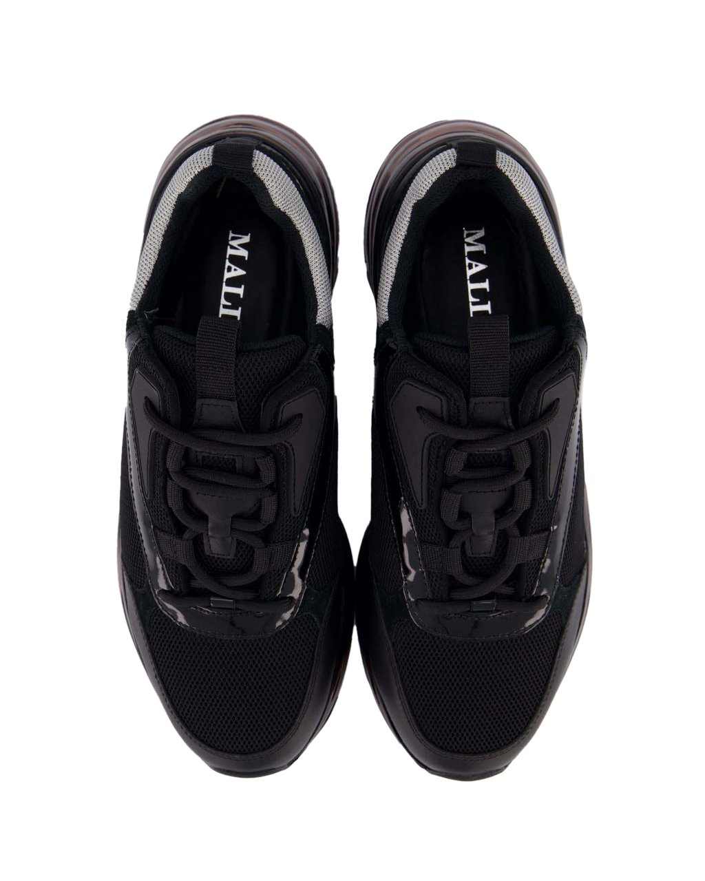 Mallet Heren Cyrus Gas Sneaker Zwart Zwart