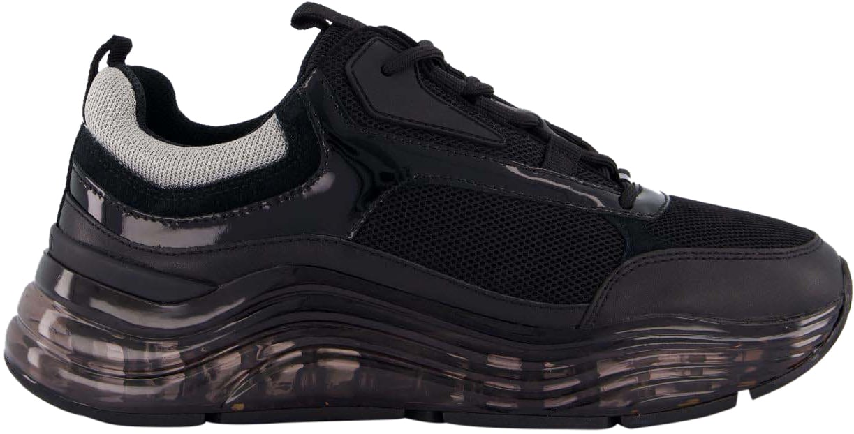 Mallet Heren Cyrus Gas Sneaker Zwart Zwart