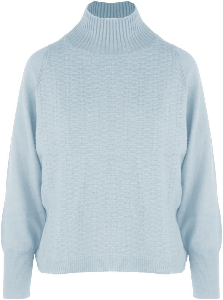 Malone Souliers Collo Alto Cashmere Aqua Divers
