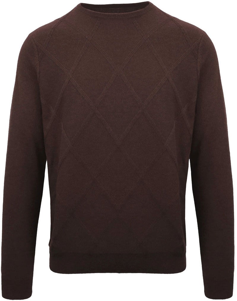 Malone Souliers Crewneck Cashmere Moro Bruin