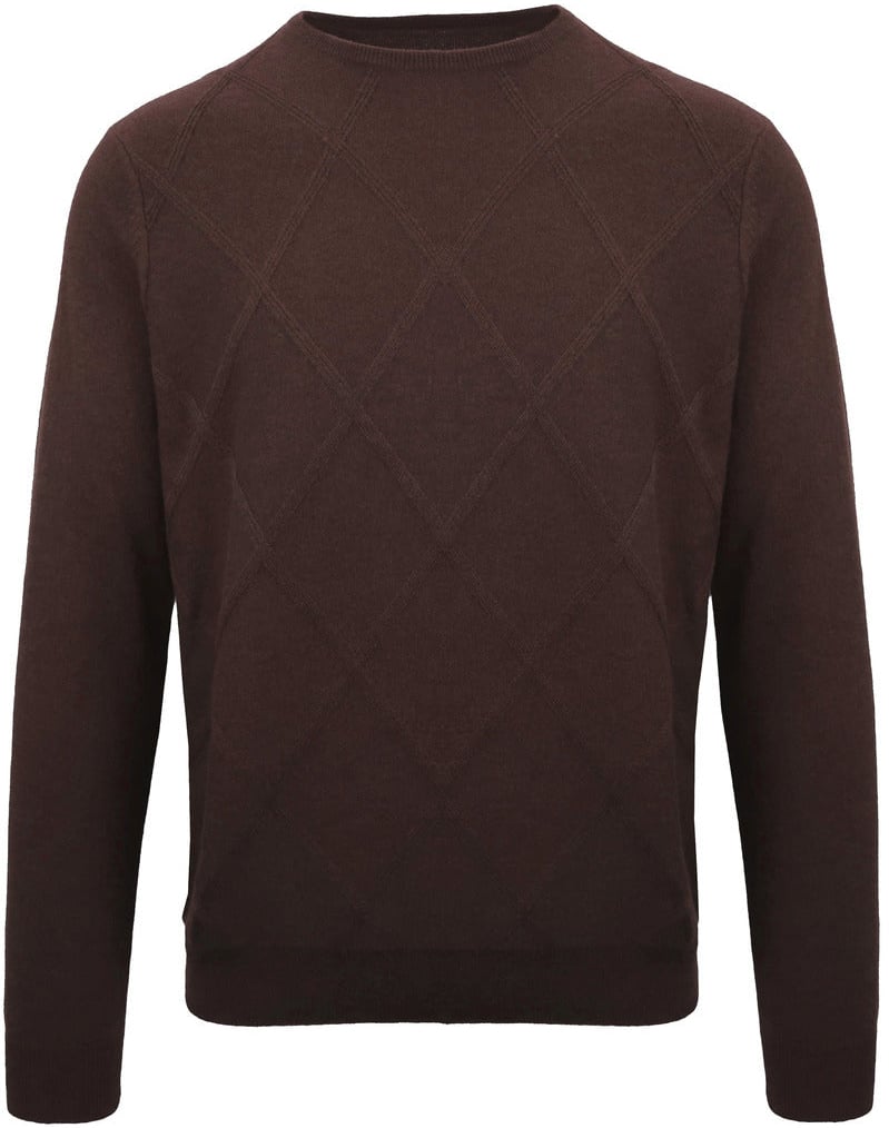 Malone Souliers Crewneck Cashmere Moro Bruin