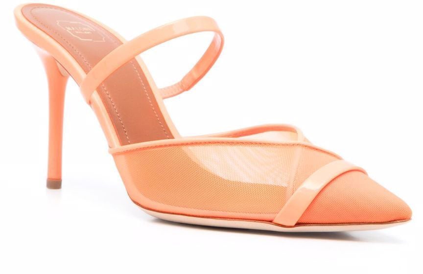 Malone Souliers With Heel Orange Oranje