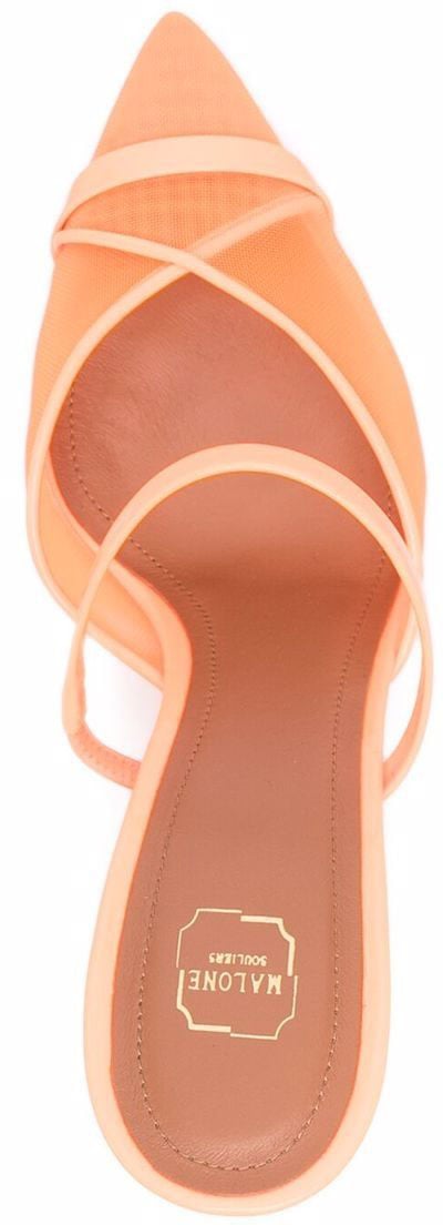 Malone Souliers With Heel Orange Oranje