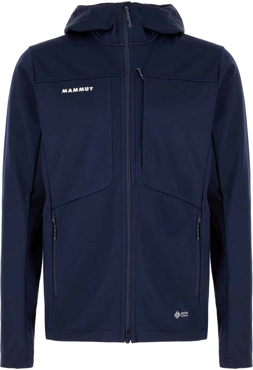 Mammut Mammut Navy blue polyester Ultimate VIII jacket Blauw