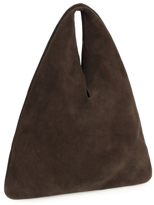 Manebi Manebi Brown Calf Leather Bos Taurus Shoulder Bag Bruin