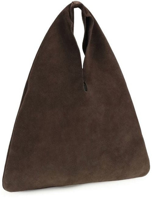 Manebi Manebi Brown Calf Leather Bos Taurus Shoulder Bag Bruin