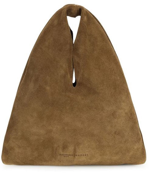Manebi Manebi Brown Calf Leather Bos Taurus Shoulder Bag Bruin