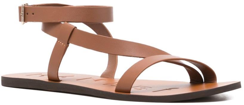 Manebi Sandals Luggage Beige
