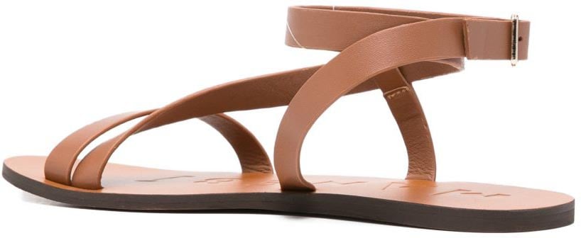 Manebi Sandals Luggage Beige