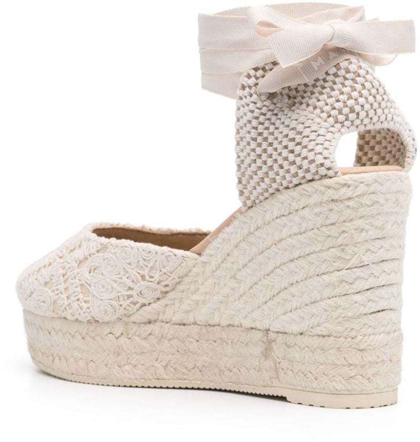 Manebi Flat Shoes White Wit