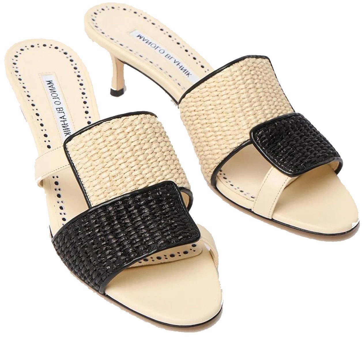 Manolo Blahnik Manolo Blahnik Fabiolamu 50 Sandals Beige