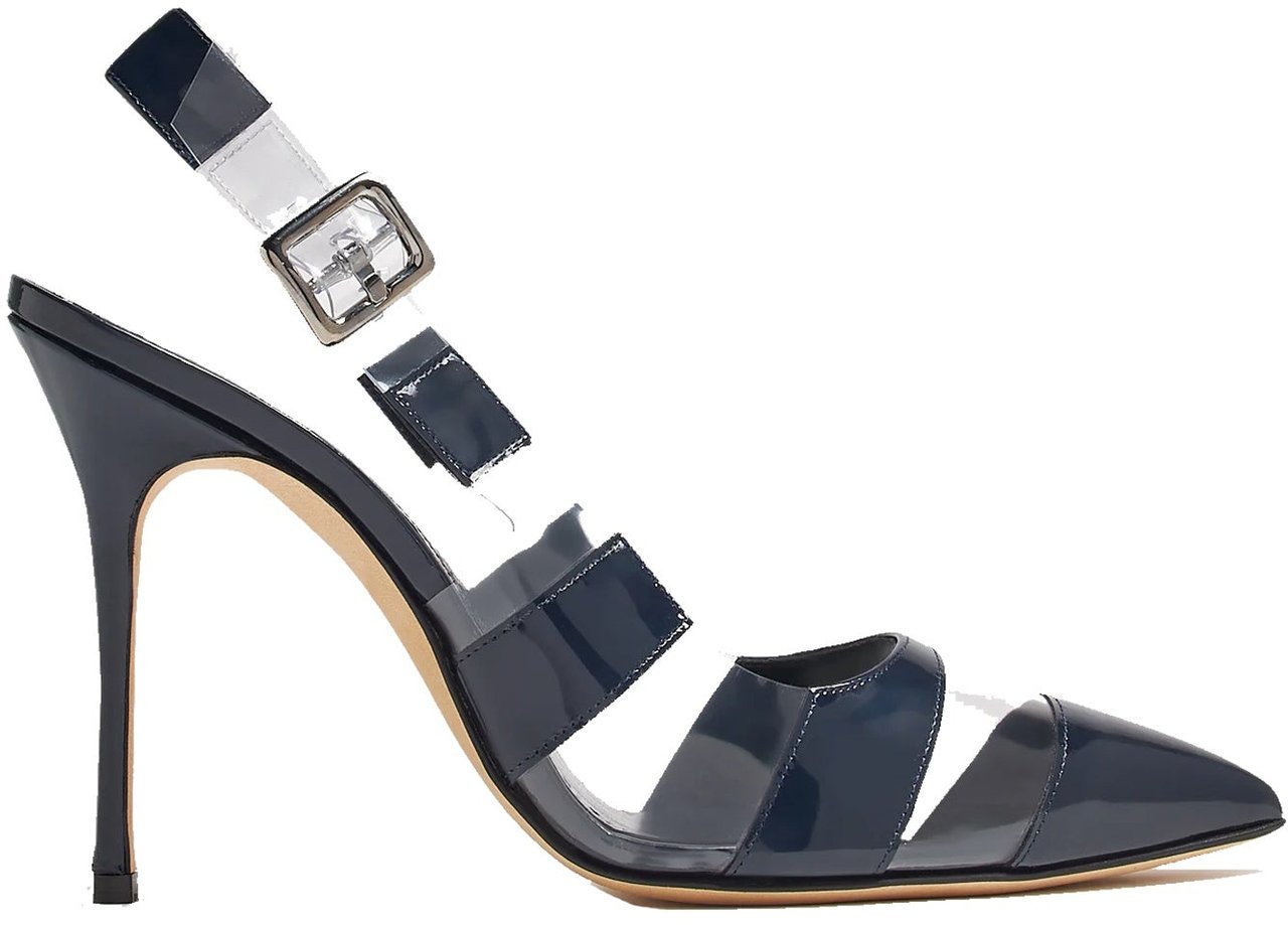 Manolo Blahnik Manolo Blahnik Uxra 105 Pumps Blauw