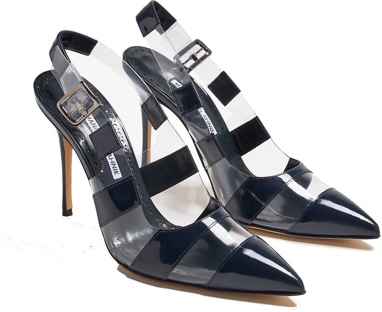 Manolo Blahnik Manolo Blahnik Uxra 105 Pumps Blauw