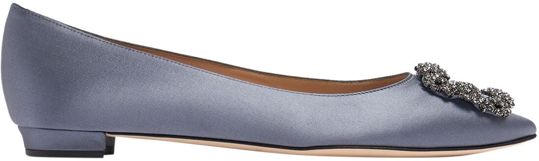 Manolo Blahnik Elegant ballerina Grijs