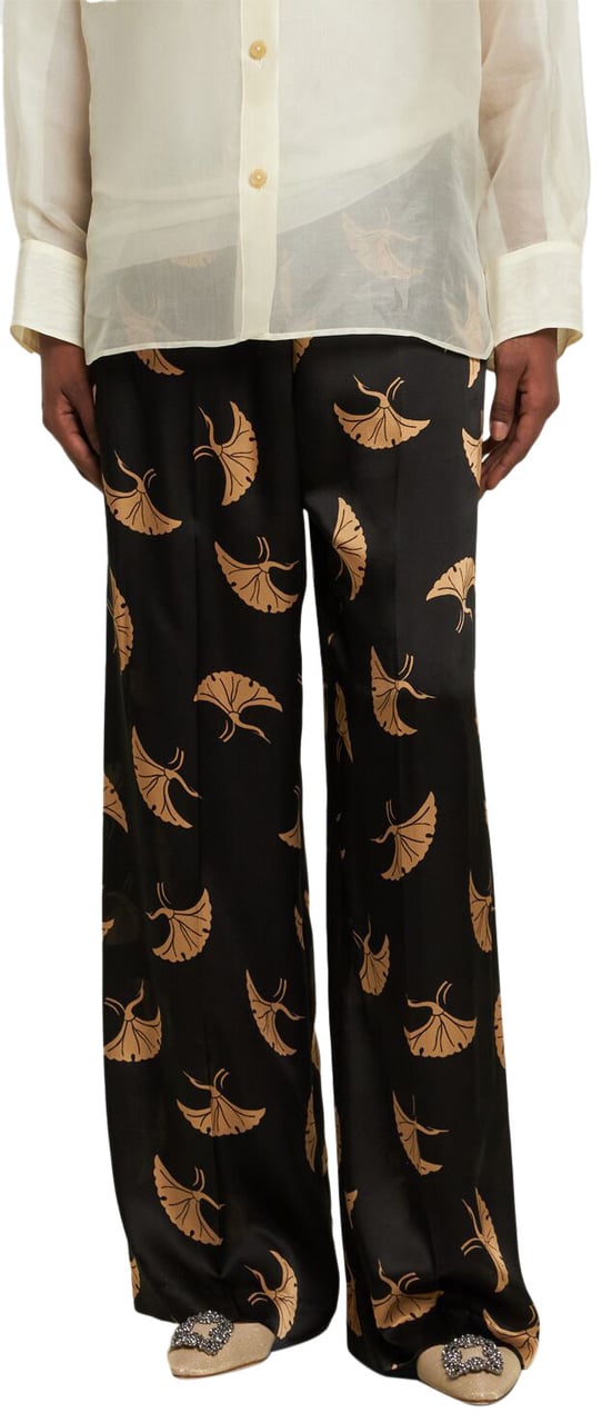 Manolo Blahnik Elegant ballerinas with bow Goud