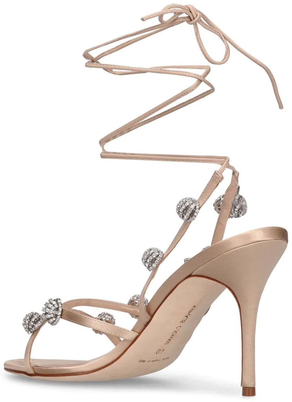 Manolo Blahnik Manolo Blahnik Elsaka 090 Sandals Beige