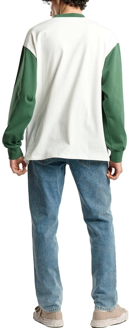 Mansour Paris College Baseball Longsleeve Wit