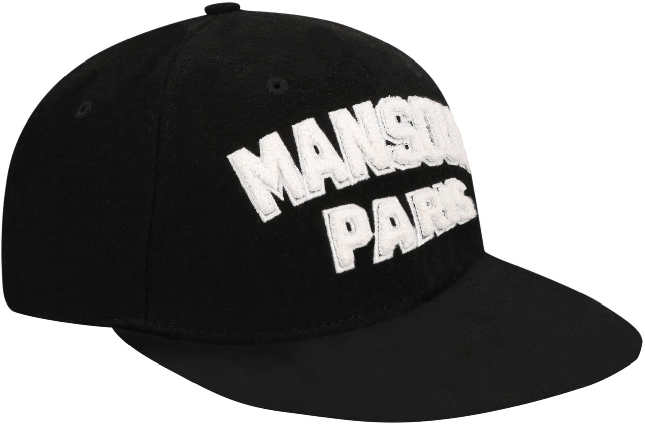 Mansour Paris College Baseball Cap Zwart