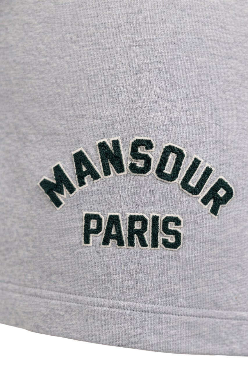 Mansour Basketball College short Heather Grey Grijs