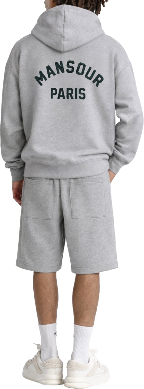 Mansour Basketball College short Heather Grey Grijs